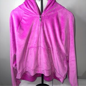 Victoria's Secret On Point Fuchsia Zip-Up Hoodie